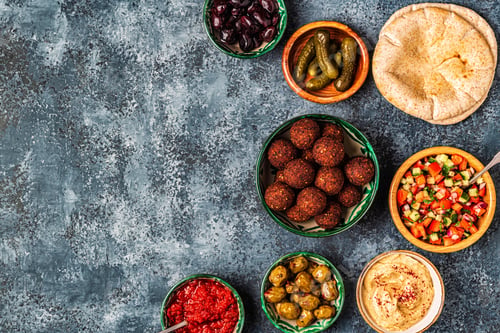 Preview: Falafel - traditional dish of Israeli and Middle Eastern cuisine