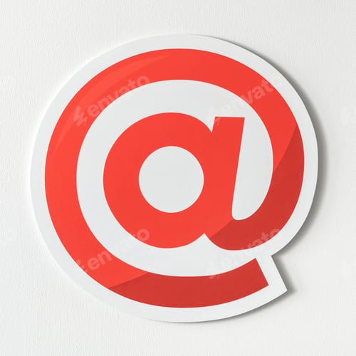 Preview: At online internet symbol icon