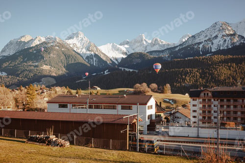 Preview: Hot air balloon festival - Chateau d'Oex, Switzerland