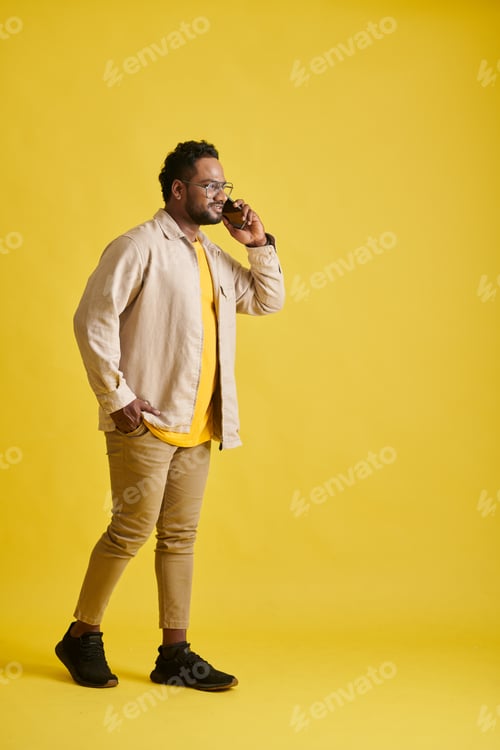 Preview: Positive Man Calling on Phone