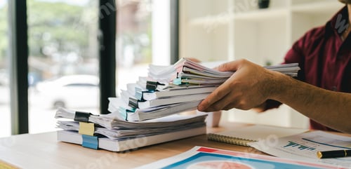 Preview: Employees who work with a lot of documents Searching for documents Accounting for income, expenses