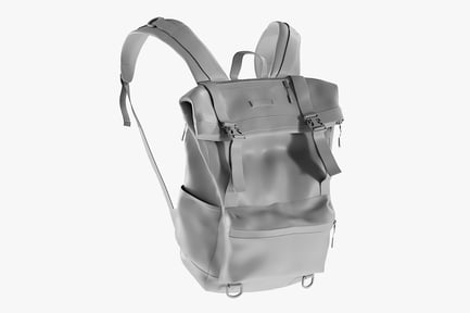 Preview: Men's Casual Roll Top Backpack Base Mesh