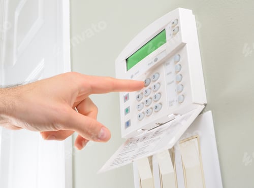 Preview: Pressing The Code On A House Alarm