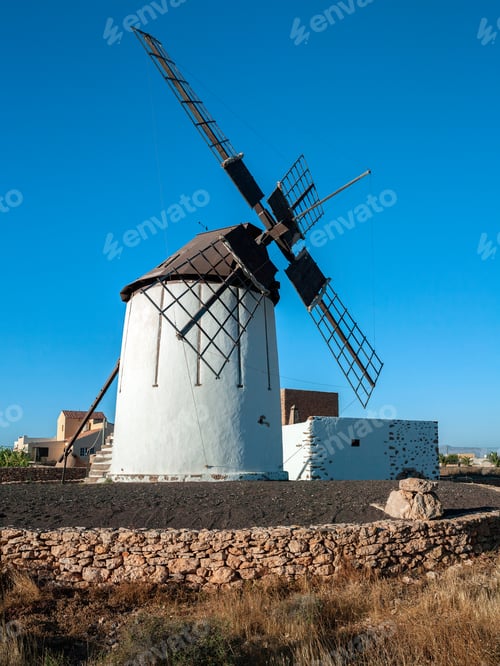 Preview: Windmill on the island of Fuerteventura - Spain