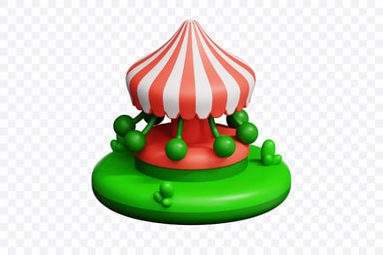 Preview: Mini Amusement Park Scene
