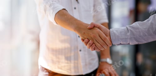 Preview: Business handshake for teamwork of business merger and acquisition,successful negotiate,hand shake,t