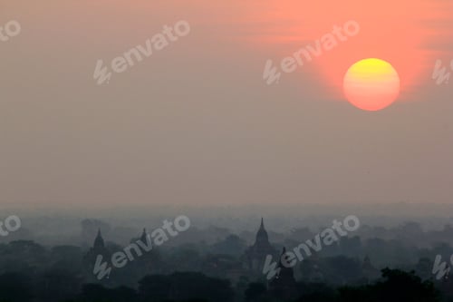 Preview: Morning sunrise at Bagan.
