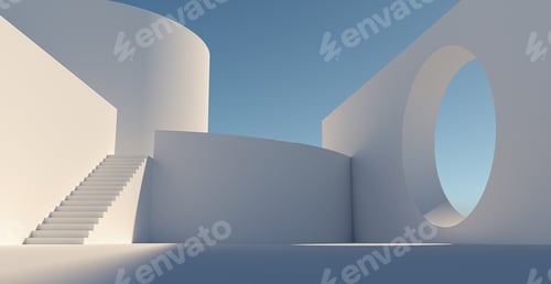 Preview: Simplistic white Building