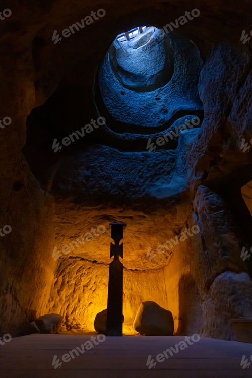 Preview: Beautiful shot of the underground cave