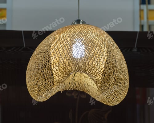 Preview: Rattan Lamp Hang In Ceiling