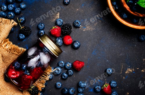 Preview: Summer ice berry tea
