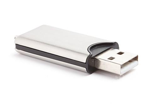 Preview: USB flash drive isolated
