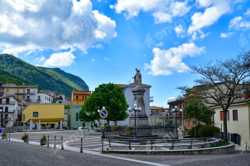 Preview: The village of Castelvetere sul Calore, Italy.