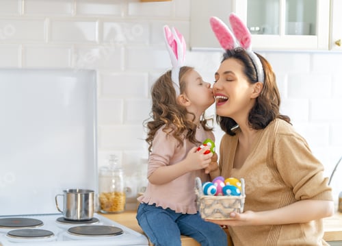 Preview: Family preparing for Easter