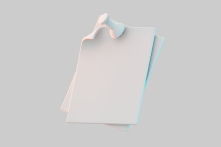 Preview: Stacked notes with thumbtack