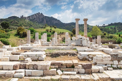 Preview: The Temple of Artemis. Sardes Ancient city. Manisa, Turkey. UNESCO World Heritage Tentative List.