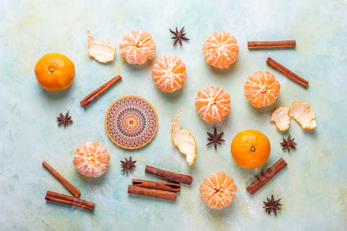 Preview: Fresh juicy clementine mandarins.