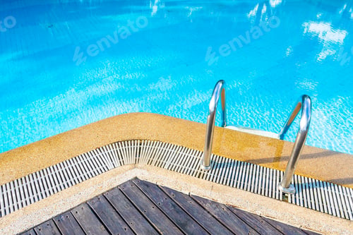 Preview: Beautiful outdoor swimming pool in hotel and resort