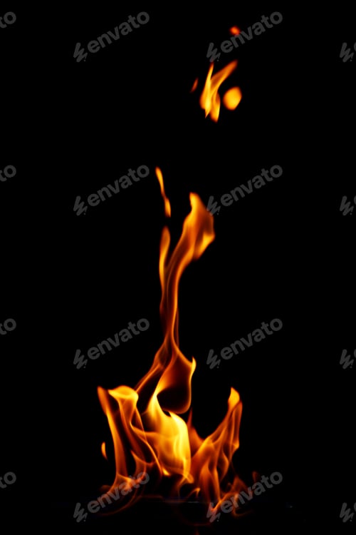 Preview: Glowing fire flame