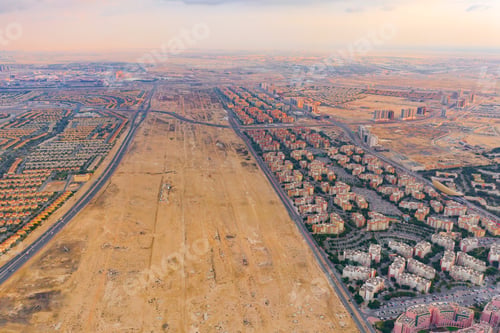 Preview: Dubai Downtown skyline, United Arab Emirates or UAE. Urban city.