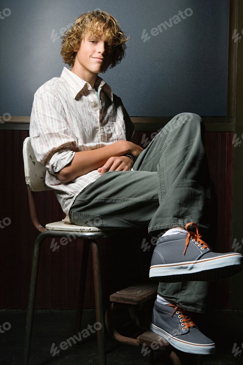 Preview: Portrait of a teenage boy