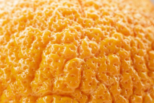 Preview: extreme closeup of a orange fruit texture. Abstract background