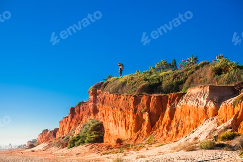 Preview: Panorama view of Big Mountain on the Atlantic coast in Portugal