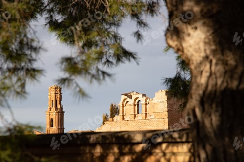 Preview: Ruins of the town of Belchite, Zaragoza. Spain