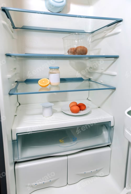 Preview: Fridge almost empty due a crisis