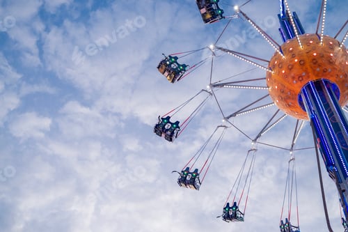 Preview: View of the landmark Holiday Amusement Park rides