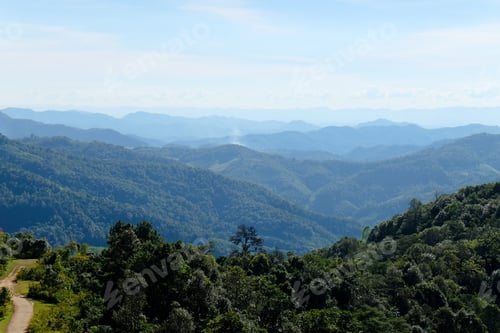 Preview: View of Mountains at Mae Hong Son Province, Thailand