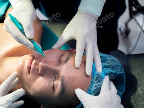 Preview: Clinic hospital operation room emergency beautiful beauty woman man male female surgery skin facial