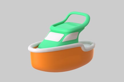 Aperçu: Bateau de croisière de bande dessinée