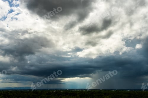 Preview: thunder storm sky Rain clouds