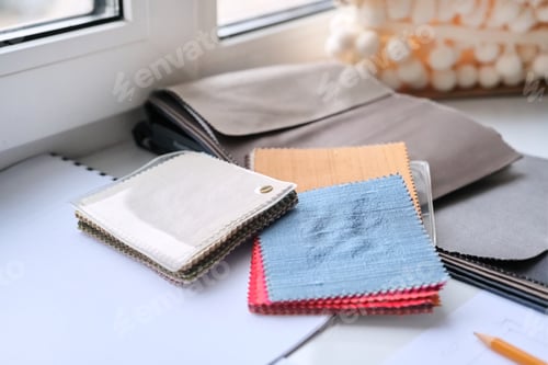 Preview: Interior design, textile design, color palette, fabrics, accessories.