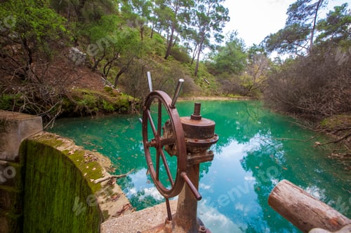 Preview: Tourist attraction seven springs ,Rhodes Island, Greece.