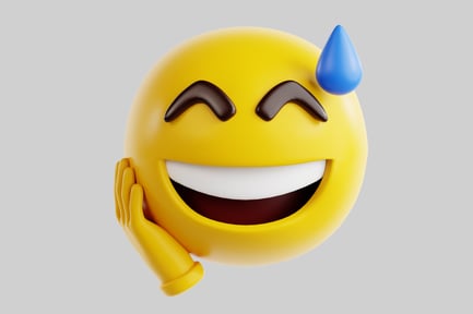 Preview: 3D Laughing Emoji