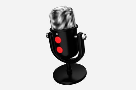 Preview: Microphone 3D Illustration