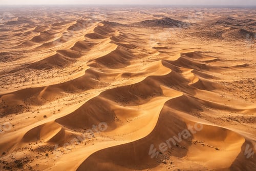 Preview: Desert Sand Dunes Aerial Landscape