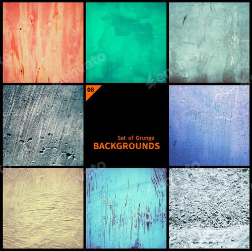 Preview: Collection Of Abstract Multicolored Backgrounds
