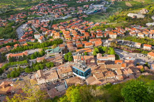 Preview: Cable Car at Titano mountain, San Marino