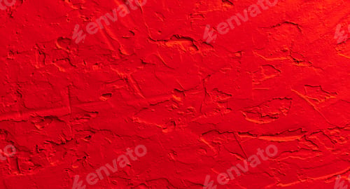 Preview: Red rough concrete wall