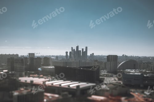 Preview: Tiltshift shooting of cityscape