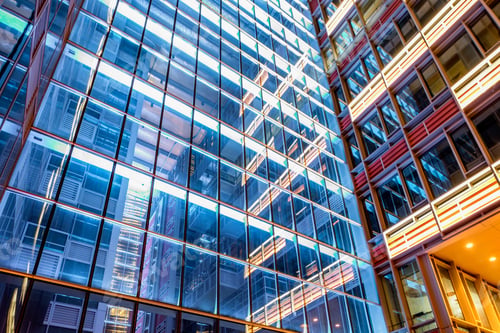 Preview: futuristic urban buildings