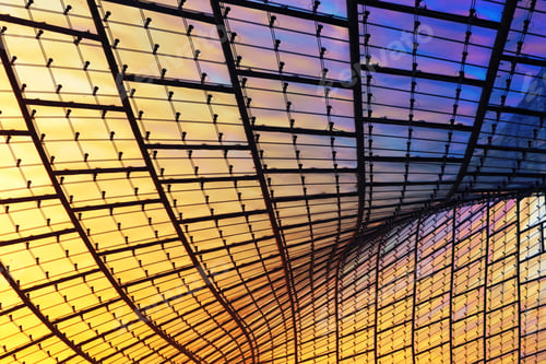 Preview: Modern Glass Facade, Abstract Composition