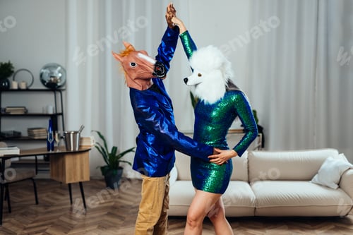 Preview: cinematic image of a multiethnic senior couple.
