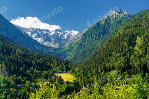 Preview: Mountain landscape at summer in Camonica valley