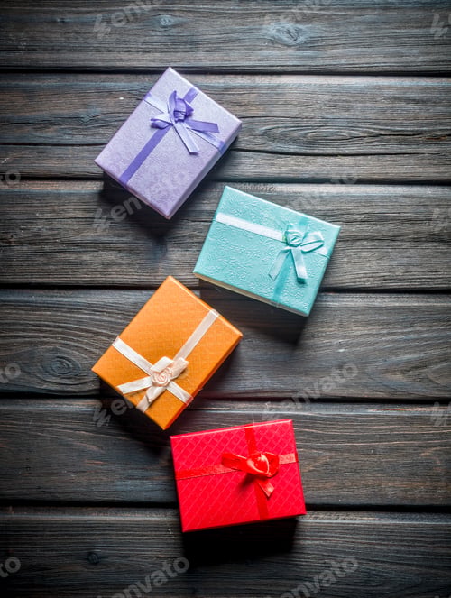 Preview: Christmas gift boxes.