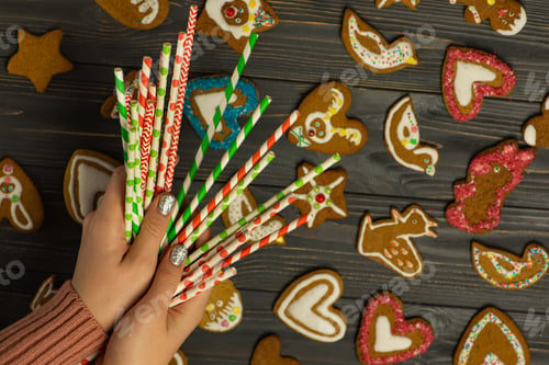 Preview: Festive Cookies and Paper Straws for Holiday Baking