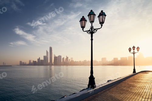 Preview: Cityscape Abu Dhabi at sunrise